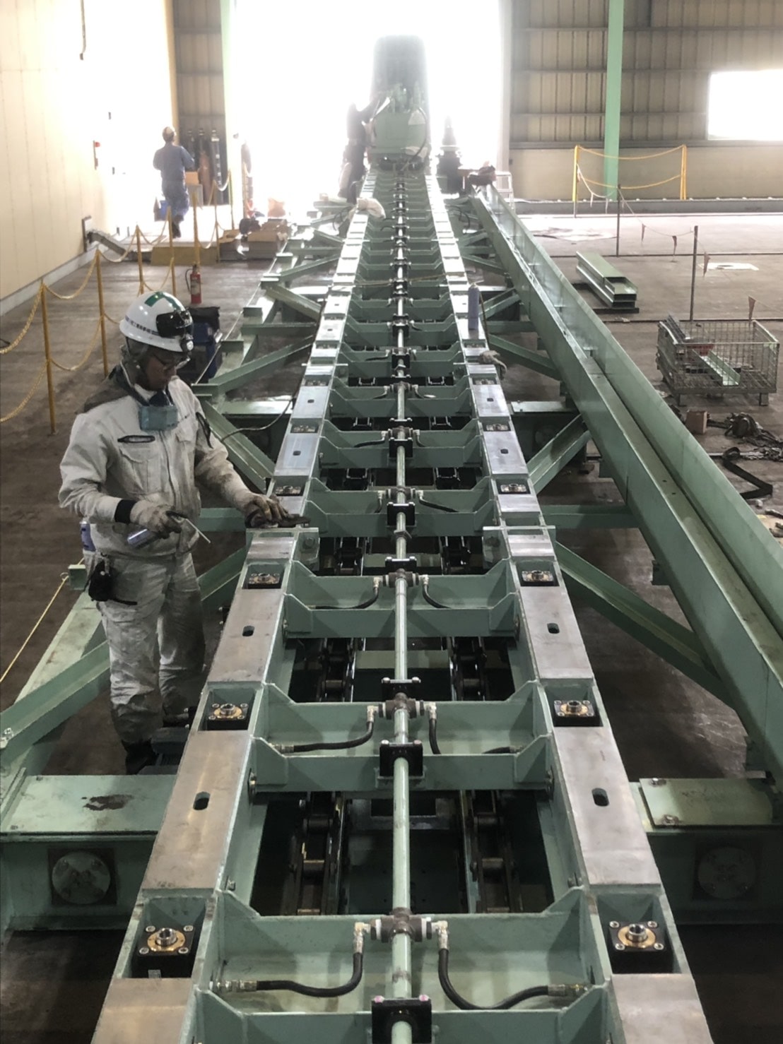 浸透トラバーサー組立・据付の写真1